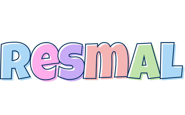 Resmal pastel logo