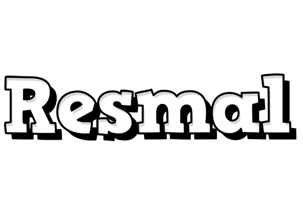 Resmal snowing logo