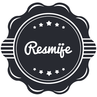 Resmije badge logo