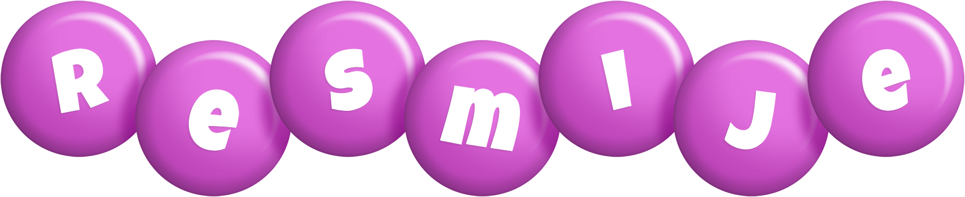 Resmije candy-purple logo