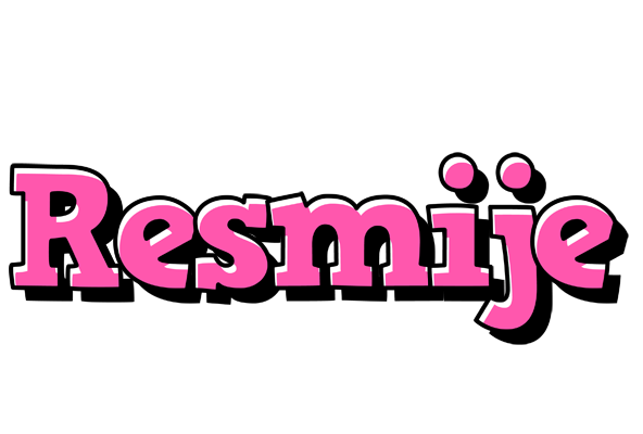 Resmije girlish logo
