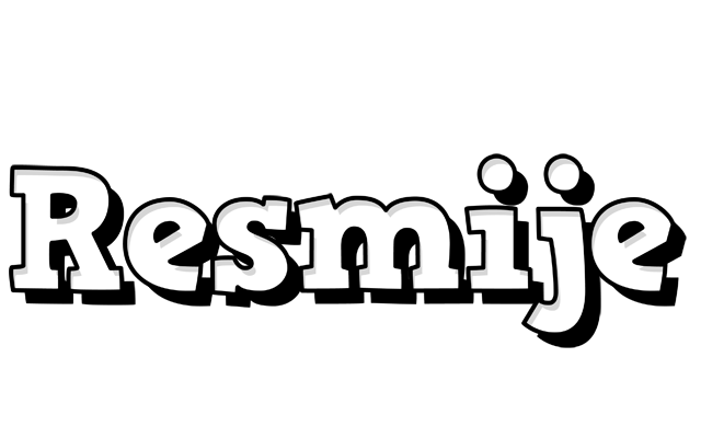 Resmije snowing logo