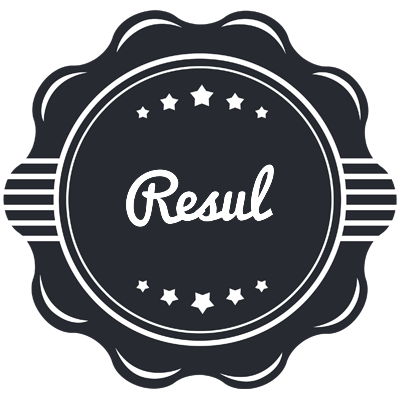 Resul badge logo