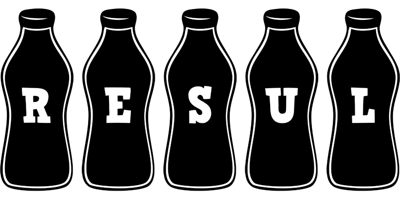 Resul bottle logo