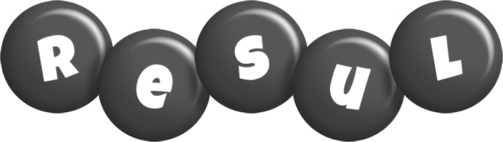 Resul candy-black logo