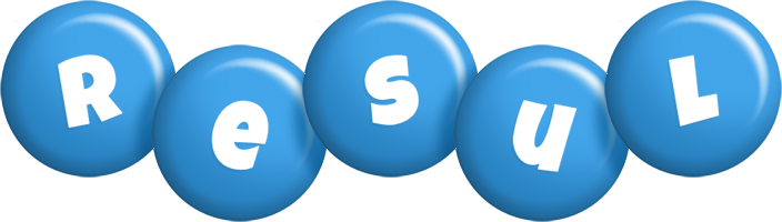 Resul candy-blue logo