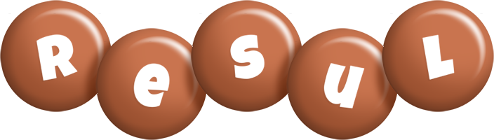Resul candy-brown logo
