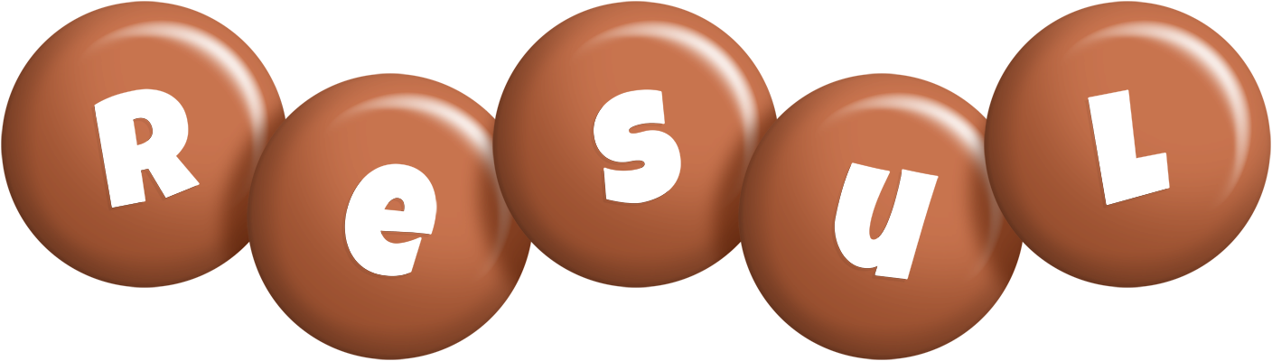 Resul candy-brown logo