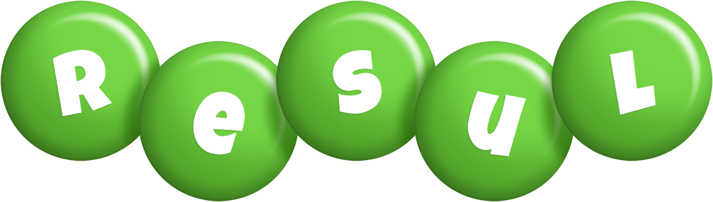 Resul candy-green logo