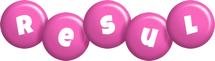 Resul candy-pink logo