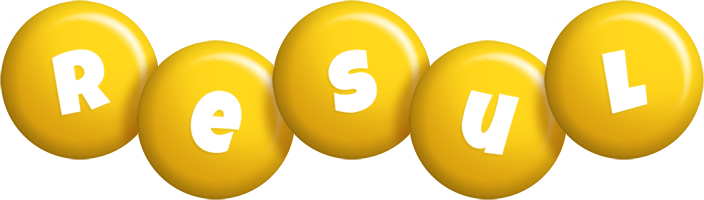 Resul candy-yellow logo