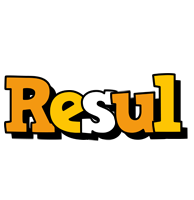 Resul cartoon logo