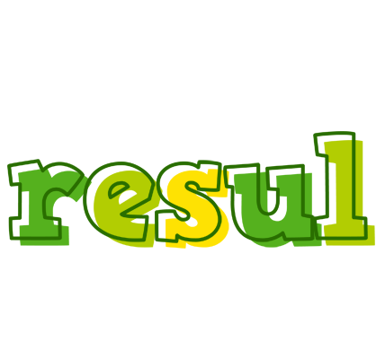 Resul juice logo