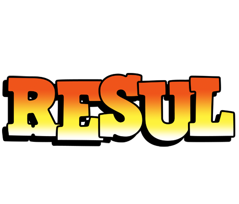Resul sunset logo