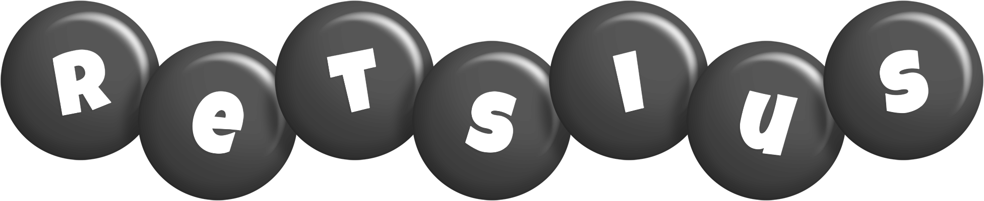 Retsius candy-black logo