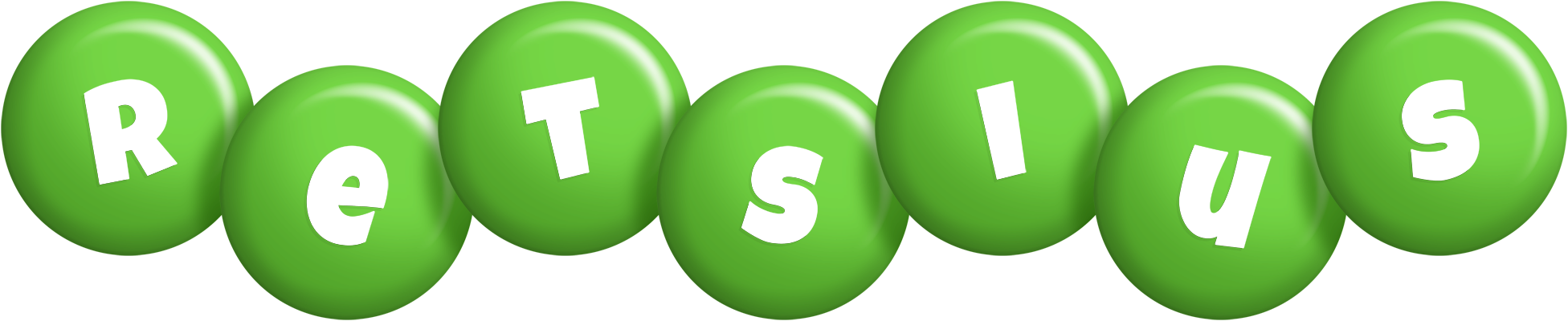 Retsius candy-green logo
