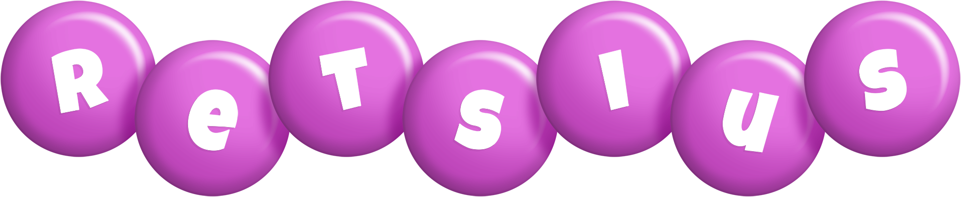 Retsius candy-purple logo