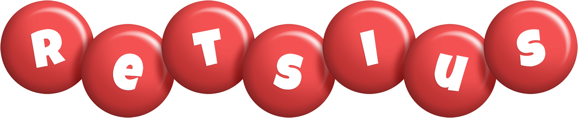 Retsius candy-red logo