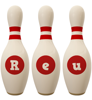 Reu bowling-pin logo