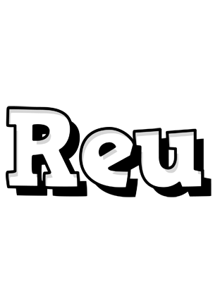 Reu snowing logo