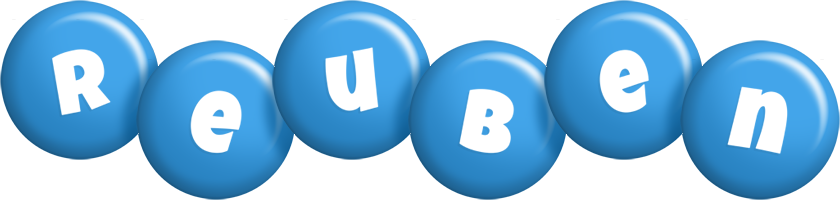 Reuben candy-blue logo