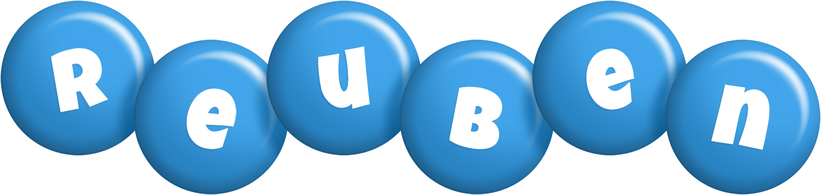 Reuben candy-blue logo