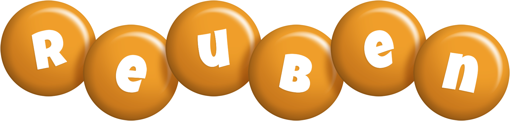 Reuben candy-orange logo