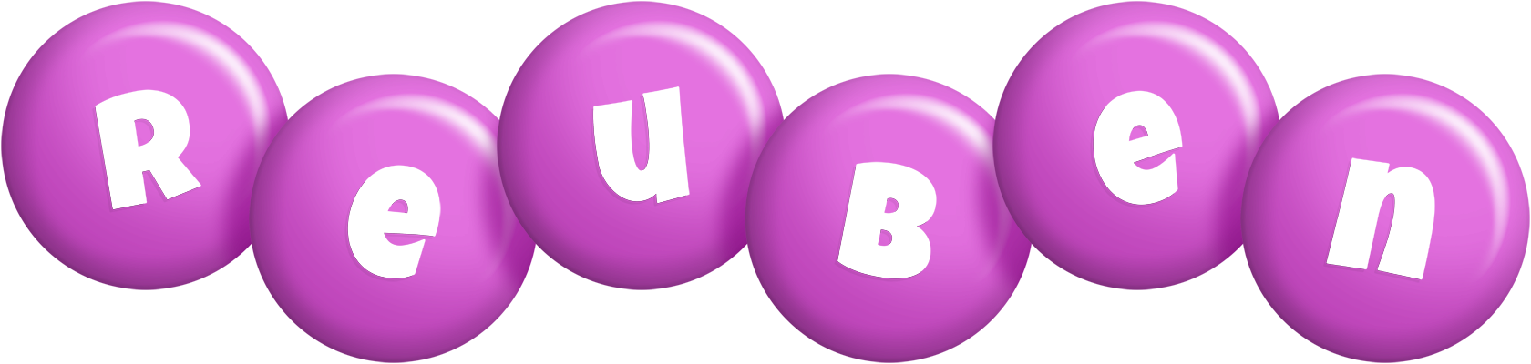Reuben candy-purple logo