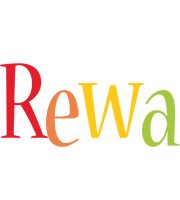 Rewa birthday logo