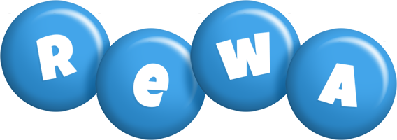 Rewa candy-blue logo