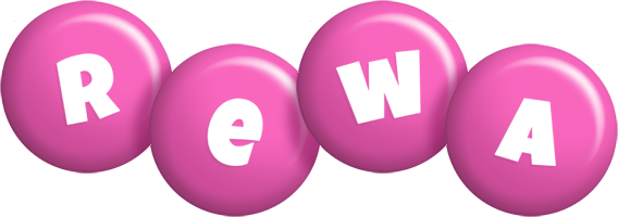 Rewa candy-pink logo