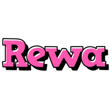 Rewa girlish logo