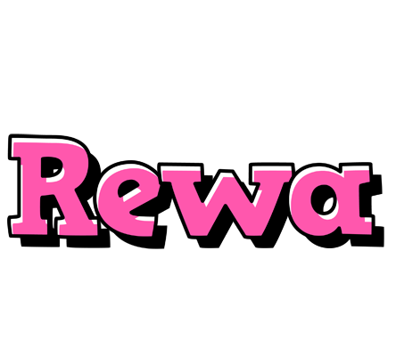 Rewa girlish logo