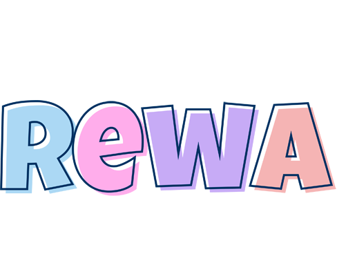 Rewa pastel logo