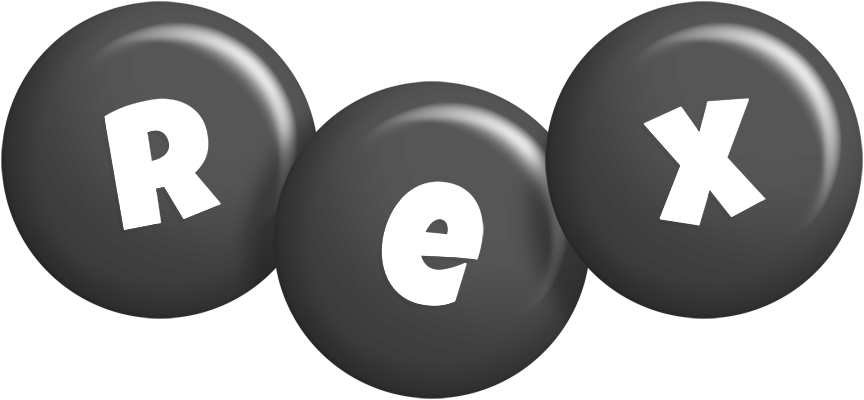 Rex candy-black logo