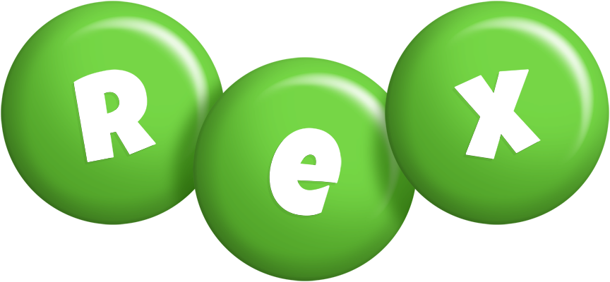 Rex candy-green logo