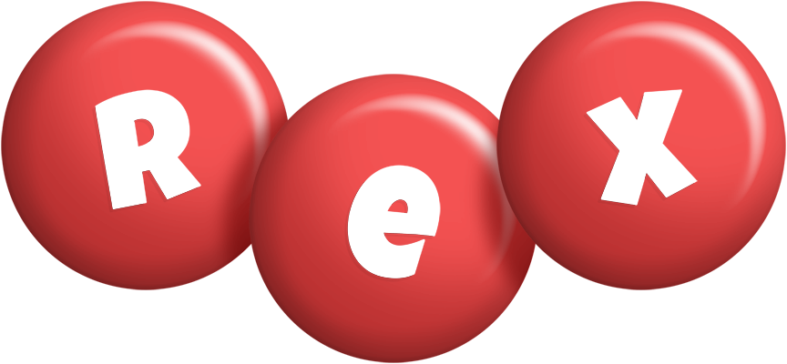 Rex candy-red logo