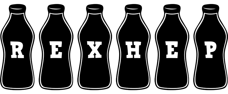 Rexhep bottle logo