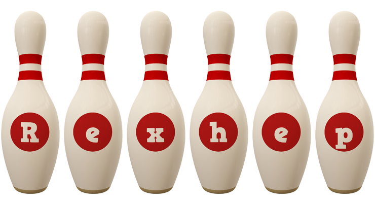 Rexhep bowling-pin logo
