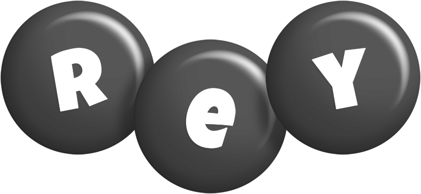 Rey candy-black logo
