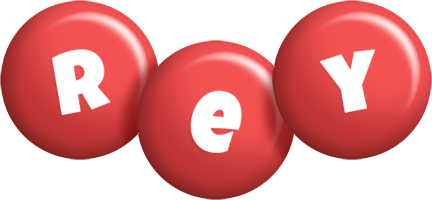Rey candy-red logo
