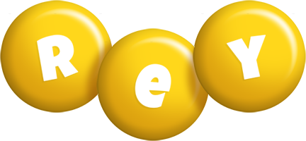 Rey candy-yellow logo