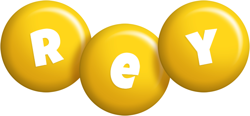 Rey candy-yellow logo