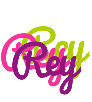 Rey flowers logo