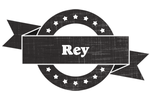 Rey grunge logo