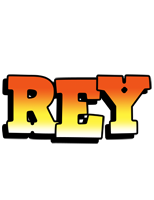 Rey sunset logo