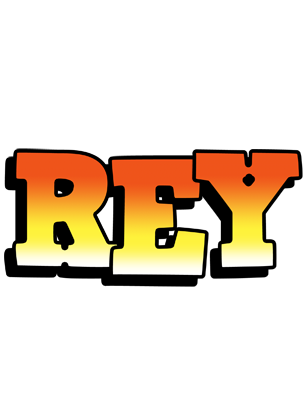 Rey sunset logo