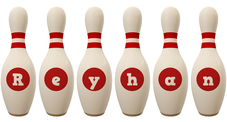 Reyhan bowling-pin logo