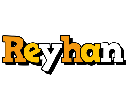 Reyhan cartoon logo