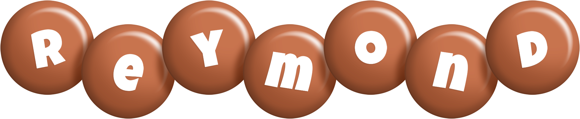 Reymond candy-brown logo
